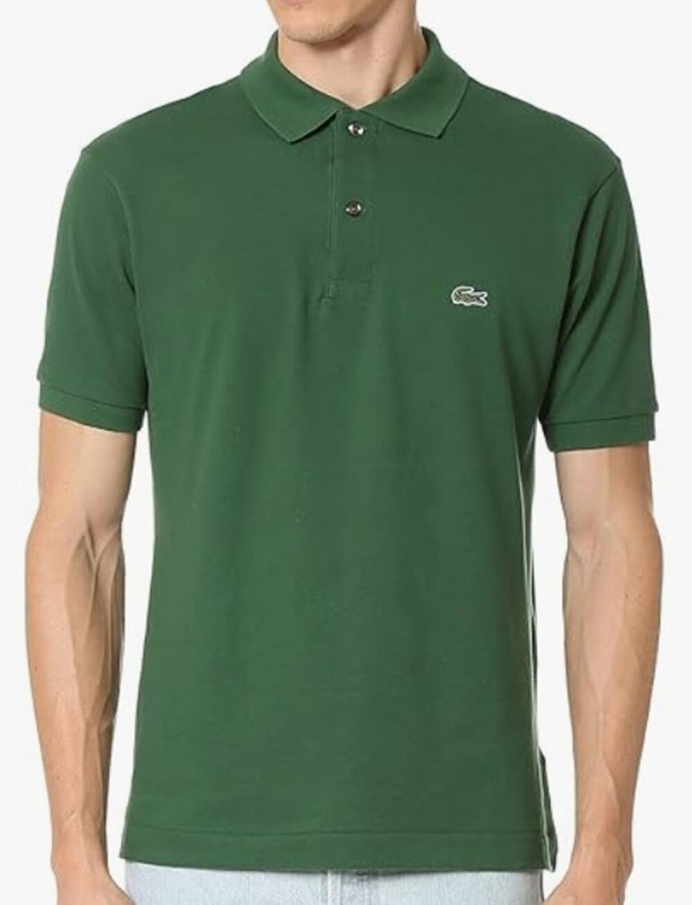 Lacoste Mens Short Sleeve Classic Chine L.12.12 Polo Shirt Lemon Balm XL